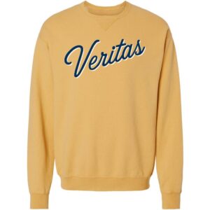 Embroidered-Veritas Script Adult Crew